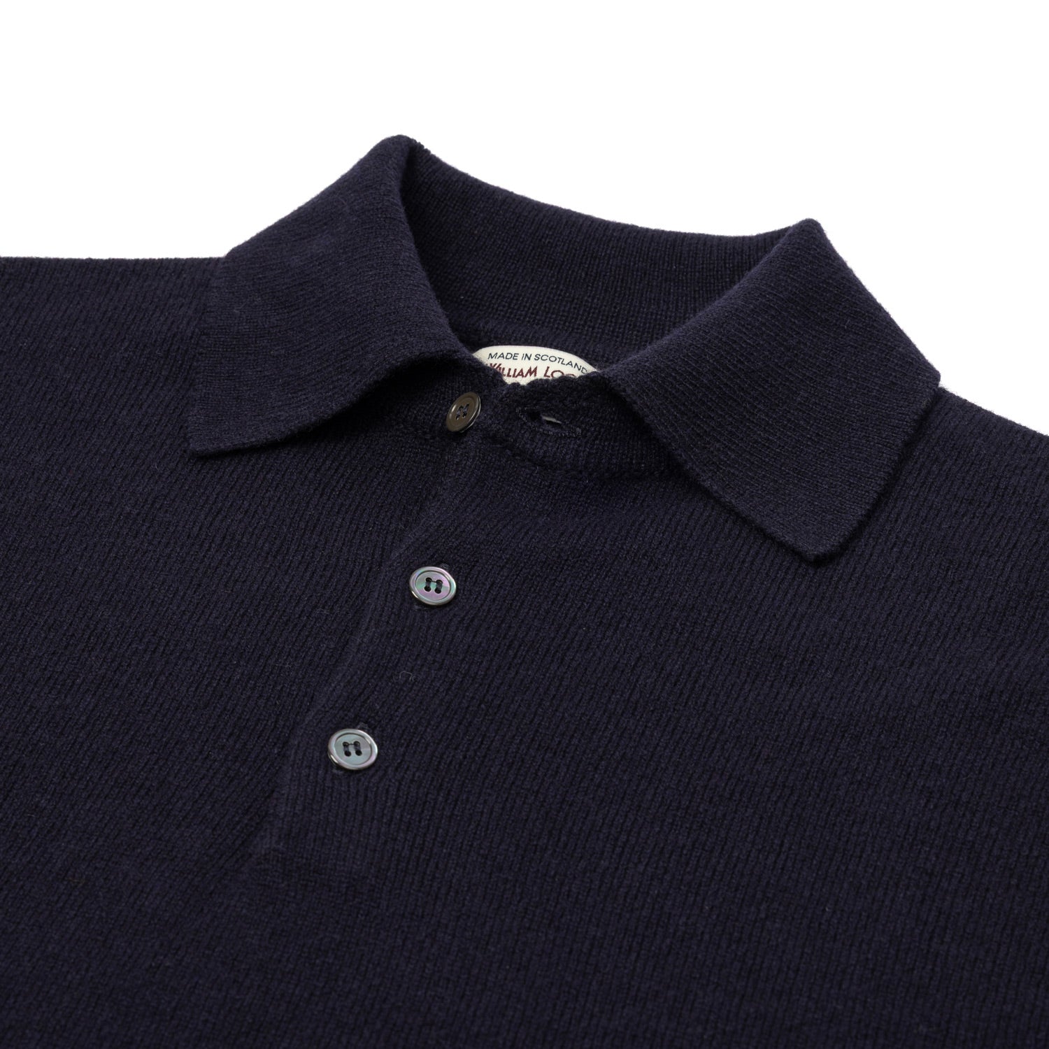 MJ Exklusiv: Polo-Pullover "Rob Howard" aus reiner Geelong Lambswool - 2 Ply